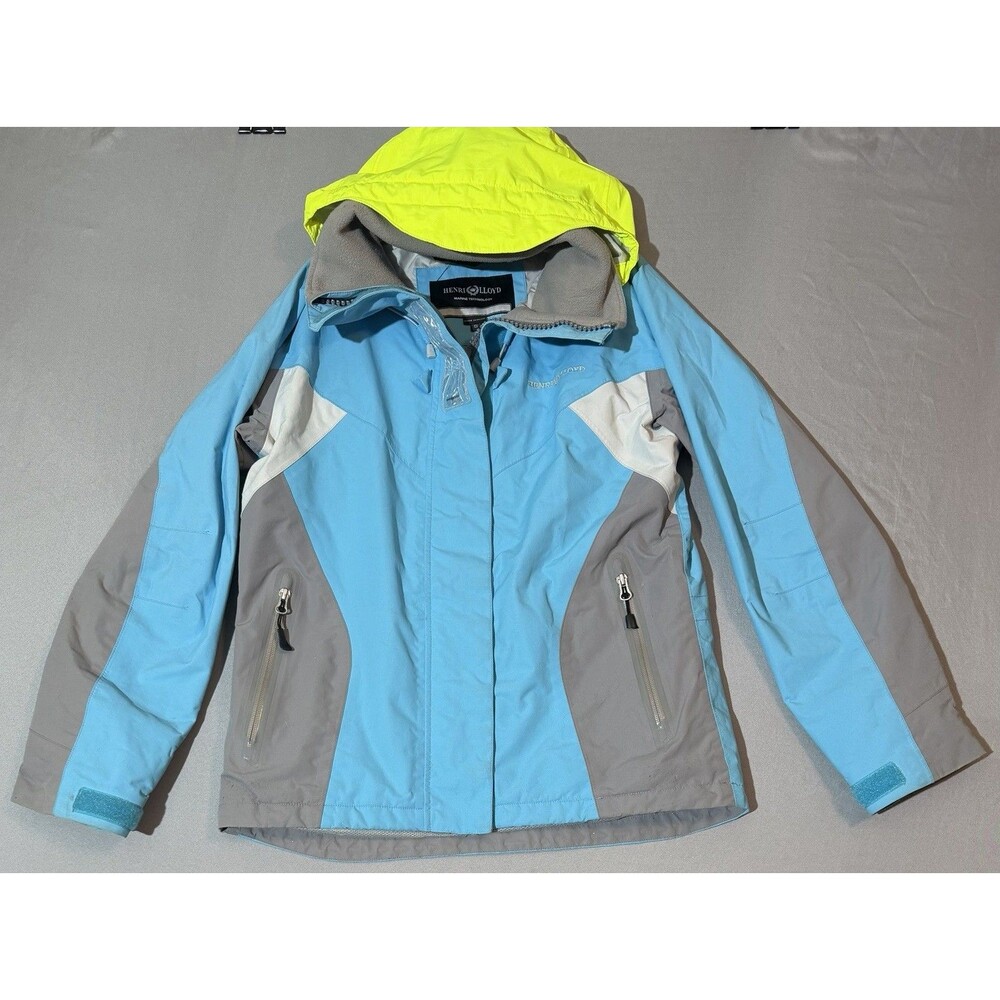 Henri Lloyd Women's Small Waterproof TP1 Blue Sailing Jacket Marine Tech TP1